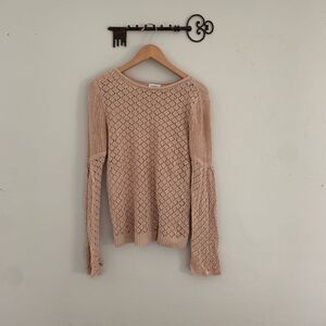 Sundance linen blend loose knit sweater size woman’s small